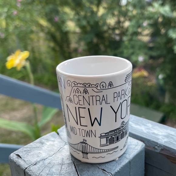Brand New NYC Espresso Mug with iconic city landmarks - Picture 3 of 8